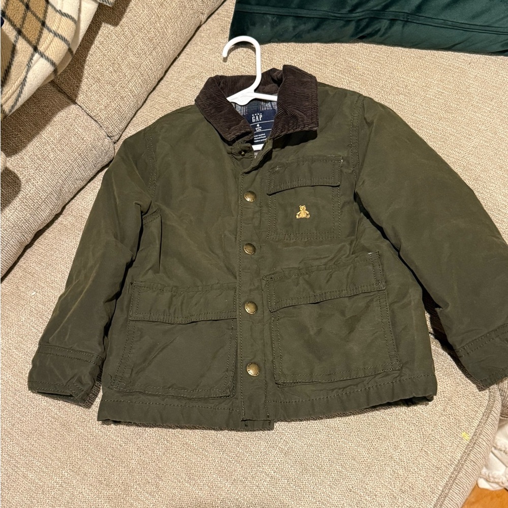 GAP Kids Dark Green Puffer Jacket